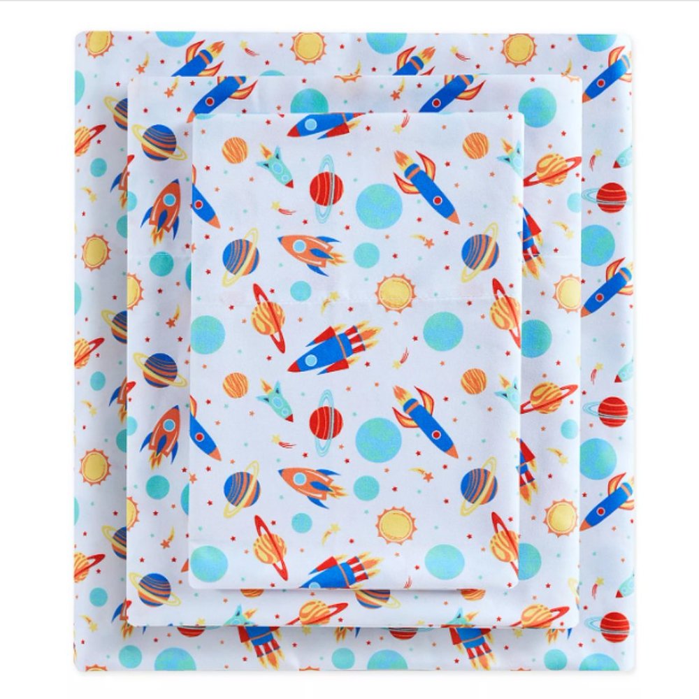 Space Mission 4-Pc. Full Sheet Set